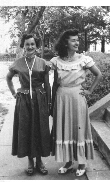Zelda and Evelyn, 1949 & 1959
